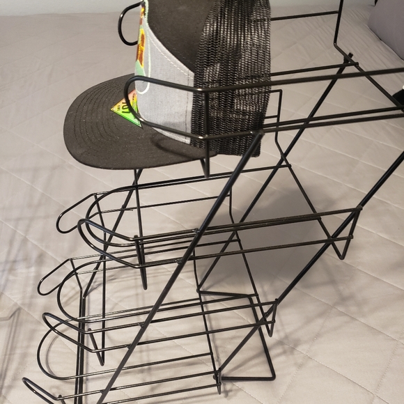 SOLD!! Two Tabletop Cap/Hat Storage Racks - Picture 2 of 4